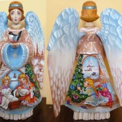 Top 10 🔔 G. DeBrekht Designocracy Woodcarved Handpainted Sp Ed Nativity Santa G.DeBrekht 🥰