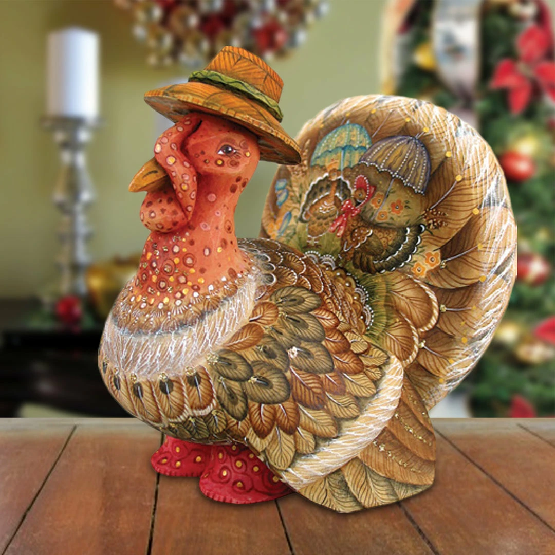 Flash Sale ๐ฅฐ G. DeBrekht Designocracy Tom The Turkey Handpainted Figurine G.DeBrekht ๐ 4 Flash Sale ๐ฅฐ G. DeBrekht Designocracy Tom The Turkey Handpainted Figurine G.DeBrekht ๐ - Image 2