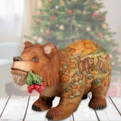 Brand new ✔️ G. DeBrekht Designocracy Bear Forest Friends Handpainted Figurine G.DeBrekht ⌛