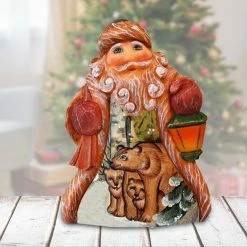 Wholesale โค๏ธ G. DeBrekht Designocracy Bear Family Tiny Tale Santa Handpainted G.DeBrekht ๐คฉ