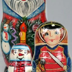 Top 10 💯 G. DeBrekht Designocracy 🔔 Christmas Oversized 3-Piece Nested Doll G.DeBrekht ⌛