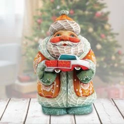 Top 10 😀 G. DeBrekht Designocracy Santa Gift Giver Car Handpainted Figurine G.DeBrekht 💯