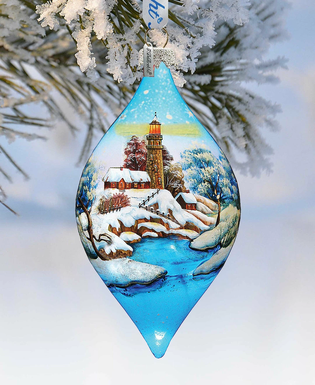 Coupon 👏 G. DeBrekht Designocracy Winter House Glass Ornament Holiday Splendor by Debrekht 🎁 4 Coupon 👏 G. DeBrekht Designocracy Winter House Glass Ornament Holiday Splendor by Debrekht 🎁 - Image 2